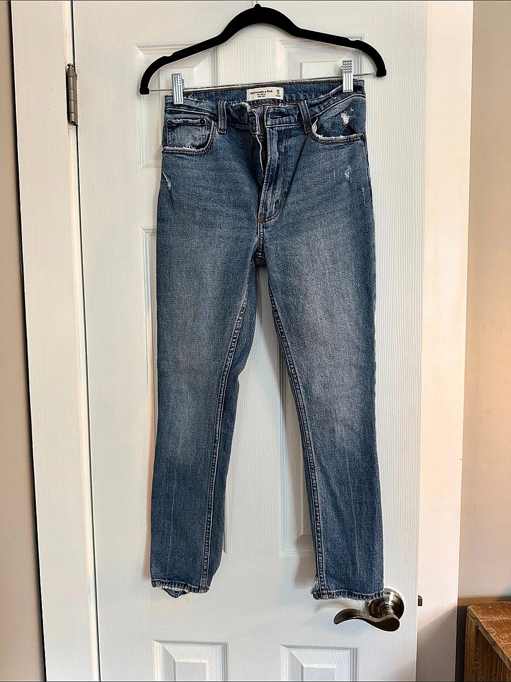 Abercrombie & Fitch The Skinny High Rise Jeans Blue Size 25 short